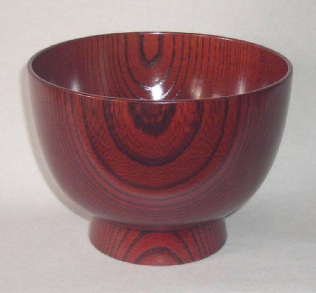 越前漆器■越前塗 合鹿椀 欅 拭き漆朱or黒【1客】■天然木・本漆■【新品】 越前漆器□越前塗 合鹿椀 欅 拭き漆朱or黒1客